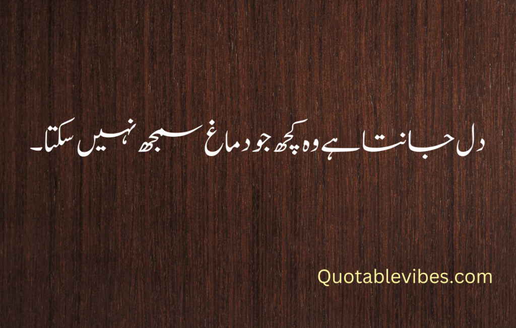 Best Deep Quotes in Urdu