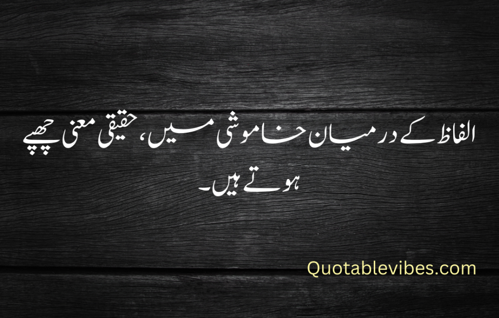 Best Deep Quotes in Urdu