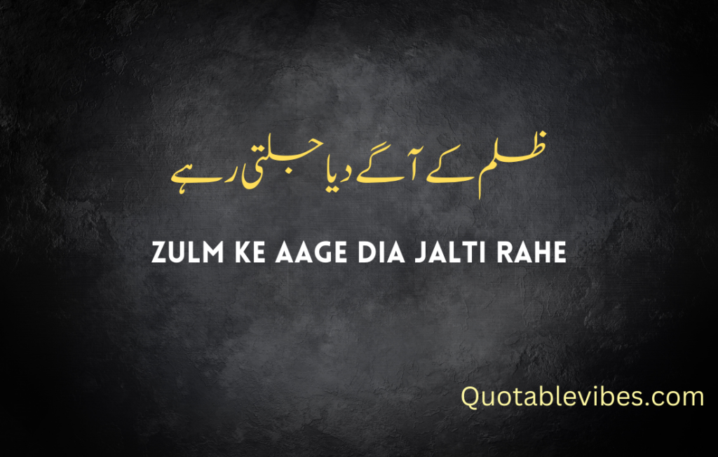 One Line Urdu Poetry Quotes