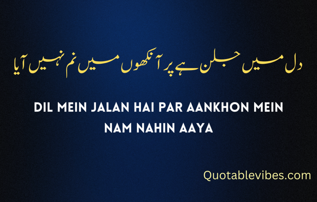 One Line Urdu Poetry Quotes