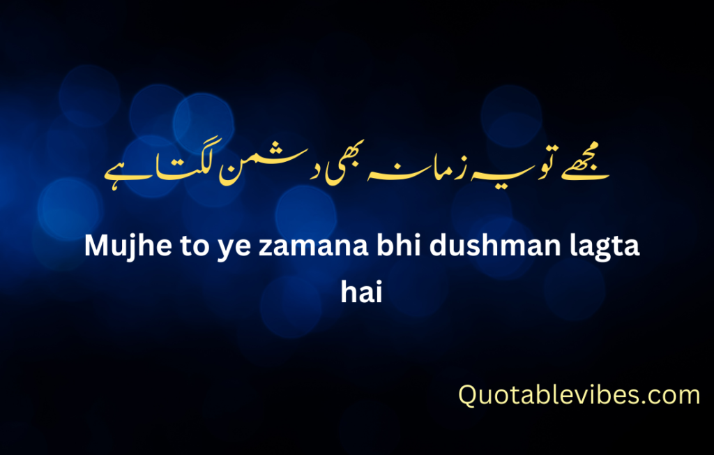 One Line Urdu Poetry Quotes